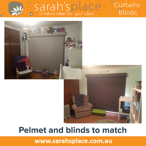 Pelmet and Blinds to match