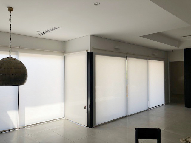 Light Filtering Motorised Roller Blinds